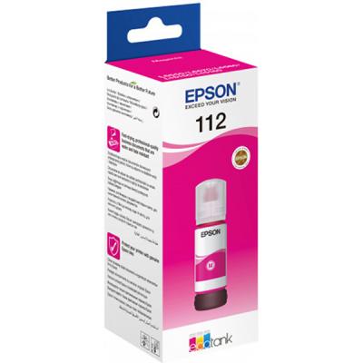 Контейнер з чорнилом Epson 112 EcoTank Pigment Magent ink (C13T06C34A) (U0477645)