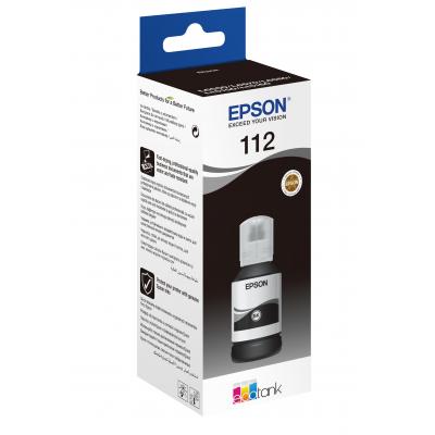 Контейнер з чорнилом Epson 112 EcoTank Pigment Black ink (C13T06C14A) (U0485145)