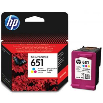 Картридж HP DJ No.651 Color Ink Advantage (C2P11AE) (U0197640)