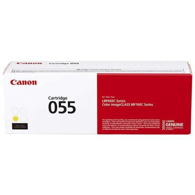 Картридж Canon 055 Yellow 2.1K (3013C002) (U0376449)