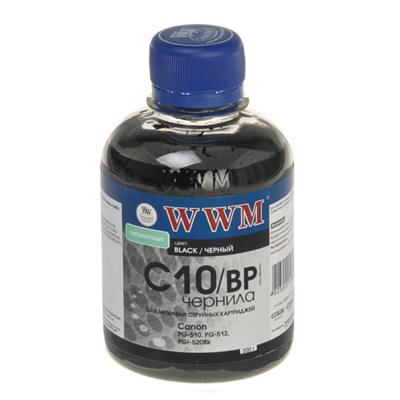 Чорнило WWM CANON PG440/510/512/PGI520 BlackPigmen (C10/BP) (KM13801)