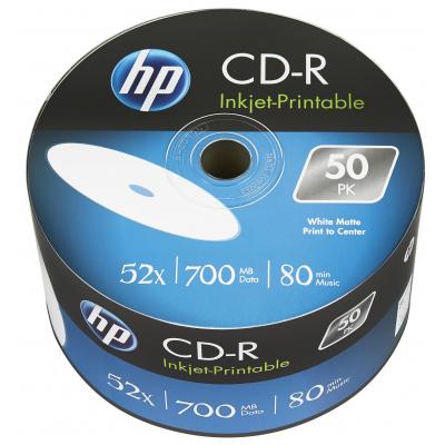 Диск CD HP CD-R 700MB 52X IJ PRINT 50шт (69301/CRE00070WIP-3) (U0447460)