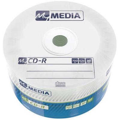 Диск CD MyMedia CD-R 700Mb 52x MATT SILVER Wrap 50 (69201) (U0445913)