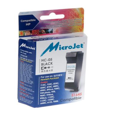 Картридж Microjet для HP №45 Black 850C/1100C/1600C (HC-05) (U0110231)