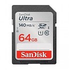 Карта памяти SanDisk 64GB SD class 10 UHS-I Extreme Ultra (SDSDUNB-064G-GN6IN)