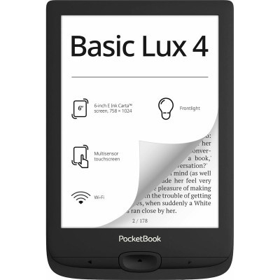 Електронна книга Pocketbook 618 Basic Lux 4, Black (PB618-P-CIS) (U0849902)