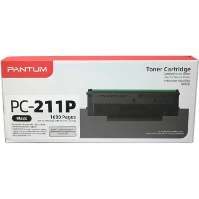 Тонер-картридж Pantum PC-211P 1.6K чип2023, M6500/M6500W/M6550NW/M6607NW, P2207/P2500W/P2500NW (PC-211P) (U0845735)