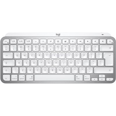 Клавіатура Logitech MX Keys Mini For Mac Wireless Illuminated UA Pale Grey (920-010526) (U0611523)