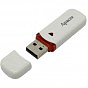 USB флеш накопичувач Apacer 16GB AH333 white USB 2.0 (AP16GAH333W-1) (U0113427)