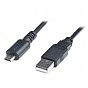 Дата кабель USB 2.0 AM to Micro 5P 2.0m Pro black REAL-EL (EL123500025) (U0358970)