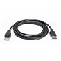 Дата кабель USB 2.0 AM/AF 2.0m Pro black REAL-EL (EL123500028) (U0358983)