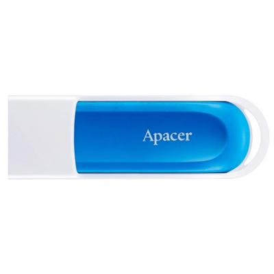 USB флеш накопичувач Apacer 64GB AH23A White USB 2.0 (AP64GAH23AW-1) (U0316243)