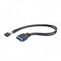 Кабель для передачи данных Cablexpert internal USB2.0 to USB3.0 0.3m (CC-U3U2-01) (U0465058)