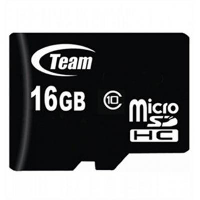 Карта памяти Team 16GB microSD class 10 (TUSDH16GCL1002) (U0142871)