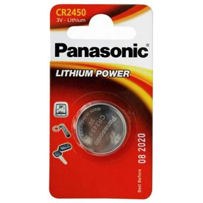 Батарейка Panasonic CR 2450 * 1 LITHIUM (CR-2450EL/1B) (U0200218)
