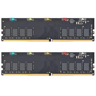 Модуль памяти для компьютера DDR4 32GB (2x16GB) 2666 MHz RGB X1 Series eXceleram (ERX1432269CD) (U0459402)