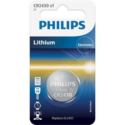 Батарейка Philips CR2430 Lithium * 1 (CR2430/00B) (U0380364)