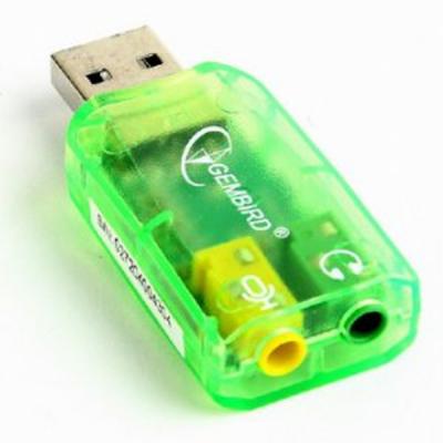 Перехідник USB2.0-Audio Gembird (SC-USB-01) (U0419962)