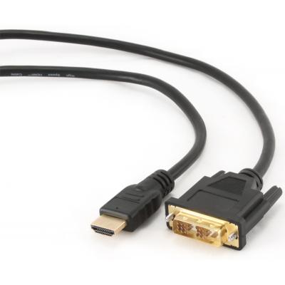 Кабель мультимедийный HDMI to DVI 18+1pin M, 1.8m Cablexpert (CC-HDMI-DVI-6) (U0103718)