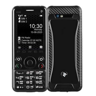Мобильный телефон 2E E240 POWER Black (680576170088) (U0470134)