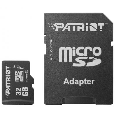 Карта памяти Patriot 32GB microSD class10 (PSF32GMCSDHC10) (U0142543)