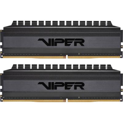 Модуль памяти для компьютера DDR4 16GB (2x8GB) 3200 MHz Viper 4 Blackout Patriot (PVB416G320C6K) (U0421978)