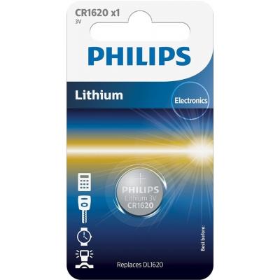 Батарейка Philips CR1620 PHILIPS Lithium (CR1620/00B) (U0063185)