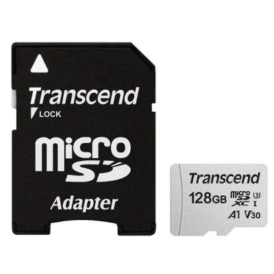 Карта памяти Transcend 128GB microSDXC class 10 UHS-I U3 (TS128GUSD300S-A) (U0309115)