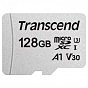 Карта памяти Transcend 128GB microSDXC class 10 UHS-I U3 (TS128GUSD300S-A) (U0309115)