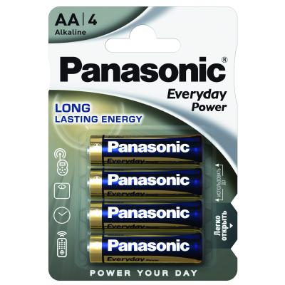 Батарейка Panasonic AA EVERYDAY POWER * 4 (LR6REE/4BP / LR6REE/4BR) (U0029667)