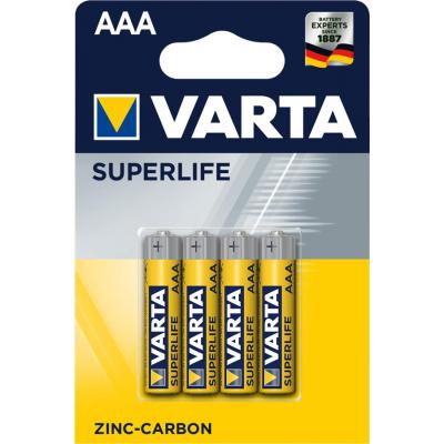 Батарейка Varta SUPERLIFE Zinc-Carbon R03 * 4 (02003101414) (U0075137)