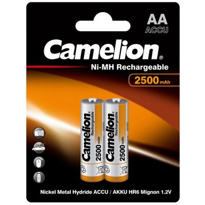 Аккумулятор Camelion AA 2500mAh Ni-MH * 2 R6-2BL (NH-AA2500BP2) (U0507281)