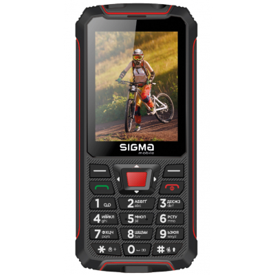 Мобильный телефон Sigma X-treme PR68 Black Red (4827798122129) (U0570838)