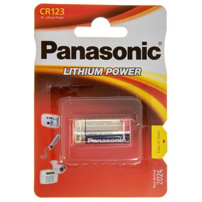 Батарейка Panasonic CR 123 * 1 LITHIUM (CR-123AL/1BP) (U0200219)