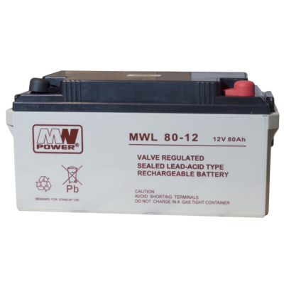 Батарея до ДБЖ MWPower AGM 12V-80Ah (MWL 80-12) (U0743654)