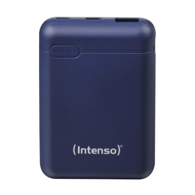 Батарея універсальна Intenso XS10000 10000mAh microUSB, USB-A, USB Type-C, Blue (7313535) (U0743858)