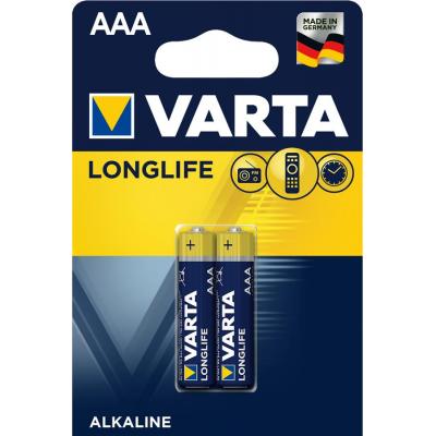 Батарейка Varta AAA Varta Longlife LR03 * 2 (04103101412) (ET07731)