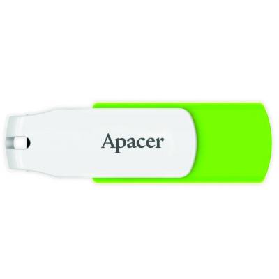 USB флеш накопичувач Apacer 64GB AH335 Green USB 2.0 (AP64GAH335G-1) (U0265662)