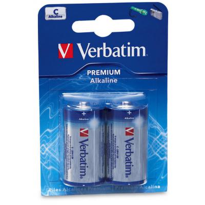 Батарейка Verbatim C alcaline * 2 (49922) (U0141382)