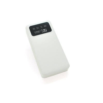 Батарея універсальна Linkage 20000mAh Input:Type-C/Micro-USB, Output:USB-A*2(2.1A), White/Black (LKP-27 / 28373) (U0737713)