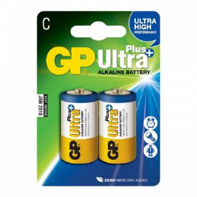 Батарейка Gp C GP Ultra Plus Alkaline LR14 * 2 (14AUP-U2 / 4891199100390) (ET06639)