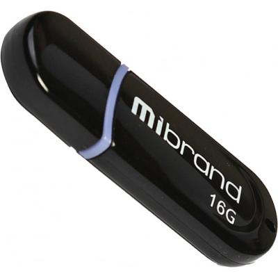 USB флеш накопичувач Mibrand 16GB Panther Black USB 2.0 (MI2.0/PA16P2B) (U0538187)