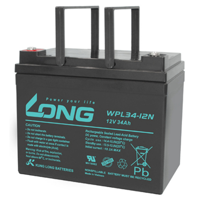 Батарея до ДБЖ Long 12V-34Ah, WPL34-12N (WPL34-12N) (U0744093)