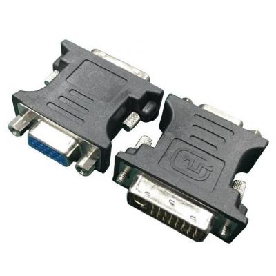 Переходник DVI (24+5 пин)/VGA, M/F HD (3 ряда) Cablexpert (A-DVI-VGA-BK) (U0314214)