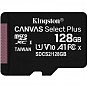 Карта памяти Kingston 128GB micSDXC class 10 A1 Canvas Select Plus (SDCS2/128GB) (U0394731)
