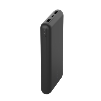 Батарея універсальна Belkin 20000mAh, USB-C, 2*USB-A, 3A, 6» USB-A to USB-C cable, Black (BPB012BTBK) (U0740380)