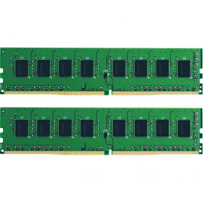 Модуль памяти для компьютера DDR4 16GB (2x8GB) 2666 MHz Goodram (GR2666D464L19S/16GDC) (U0626435)