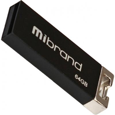 USB флеш накопитель Mibrand 64GB Сhameleon Black USB 2.0 (MI2.0/CH64U6B) (U0538242)