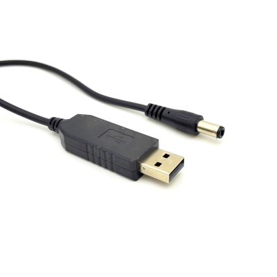 Кабель живлення USB to DC 5.5х2.5mm 12V 1A ACCLAB (1283126552847) (U0749314)