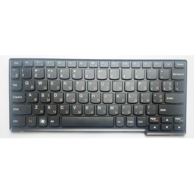 Клавиатура ноутбука Lenovo IdeaPad S110 Series черная UA (A43498) (U0233749)